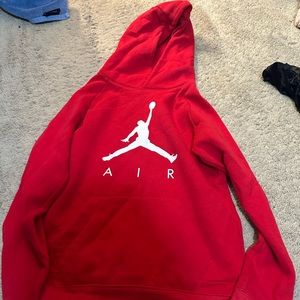 Red Jordan hoodie